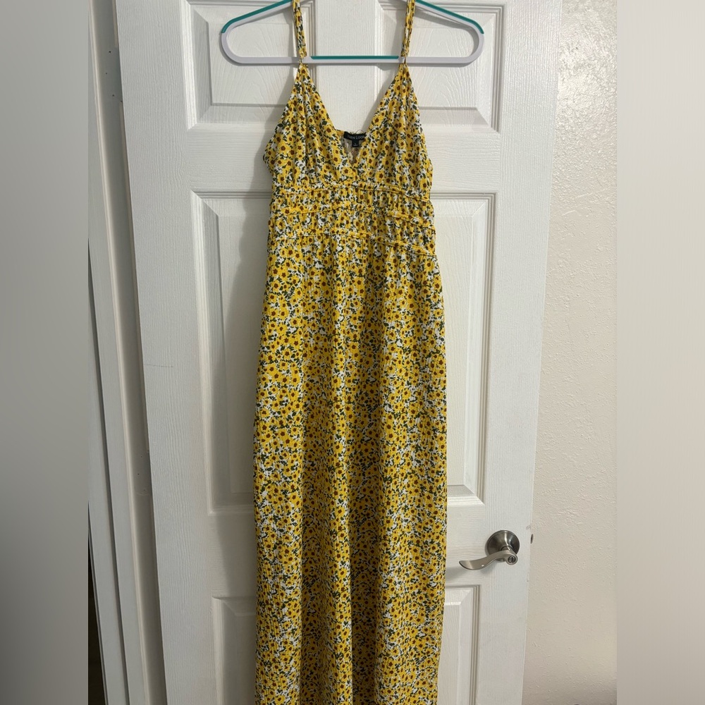 New Look Yellow Floral Maxi Dress